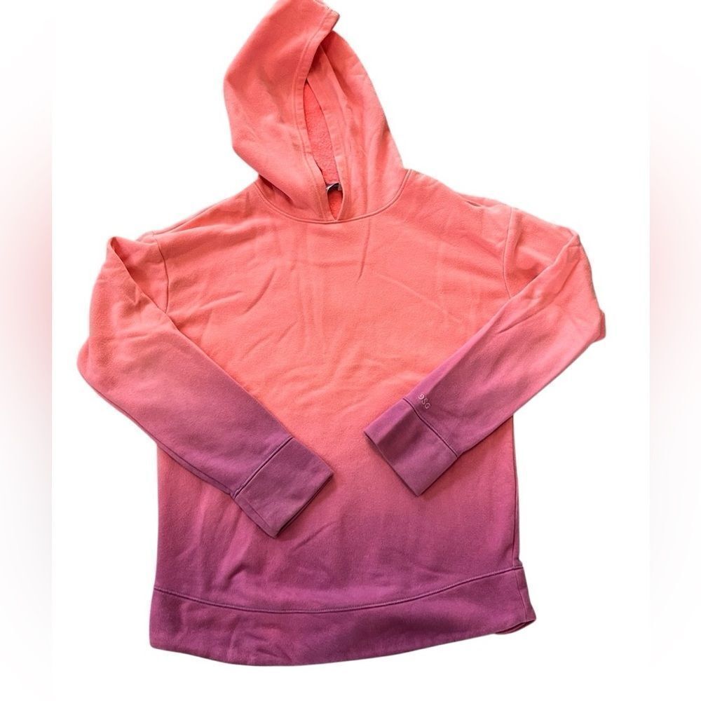 🌴 DSG Ombre Pink to Purple Hooded Sweatshirt Size XL